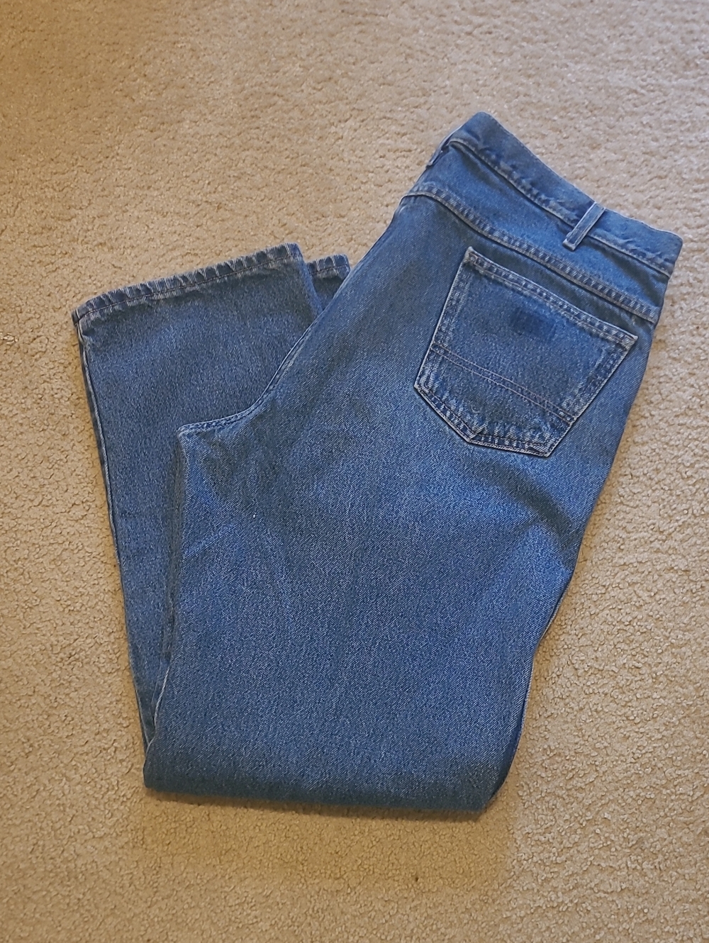Dickies Men's Relaxed Blue Denim Jeans